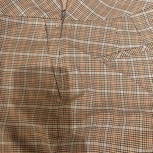 Brand new  with tag high rise RW & CO checkered pants side zipper size 6